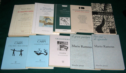 Lotto dieci libri - di, poesia