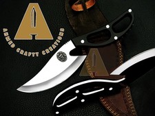 antico coltello replica film cobra 1986 manico acrilico con fodero in pelle