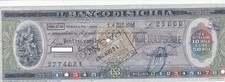 Siracusa - Assegno del Banco