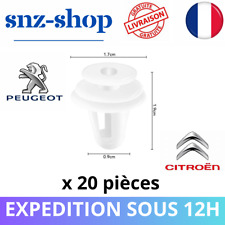20 Clip Clips pour fixation garniture Compatible PEUGEOT CITROEN  Saxo Clio