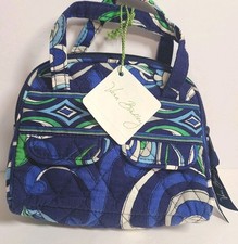 Mini borsa Vera Bradley Audrey blu mediterraneo nuova con etichetta ritirata
