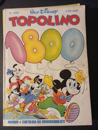 Topolino 1800 edizioni - nr.1800, (edizioni