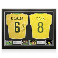Maglia del brasile autografata - del,