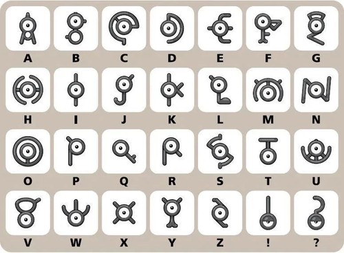 Pokemon unown b - -,