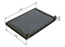 Filtro aria abitacolo per DAF