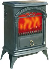 STUFA ELETTRICA AMBIENTE EFFETTO FINTO CAMINO FUOCO VIVO NIKLAS SANTORINI 1800W