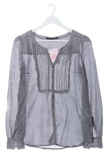 SET Manica lunga Donna Camicia Taglia IT 42 nero-bianco stile casual