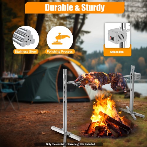 Barbecue elettrico girevole - barbecue,