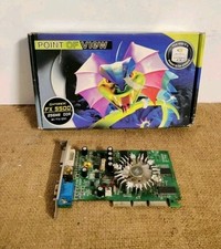 Computer Vintage Card SCHEDA VIDEO -NVIDIA GEFORCE FX 5500-AGP 256MB -W/TV/DVI