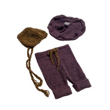 Abbigliamento Newborn per Servizi Fotografici Cappellino, Cuffietta, Pantalone