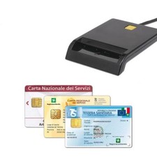 Lettore Smart Card Firma Digitale Tessera Sanitaria CNS,CRS,CIE Minilector Evo