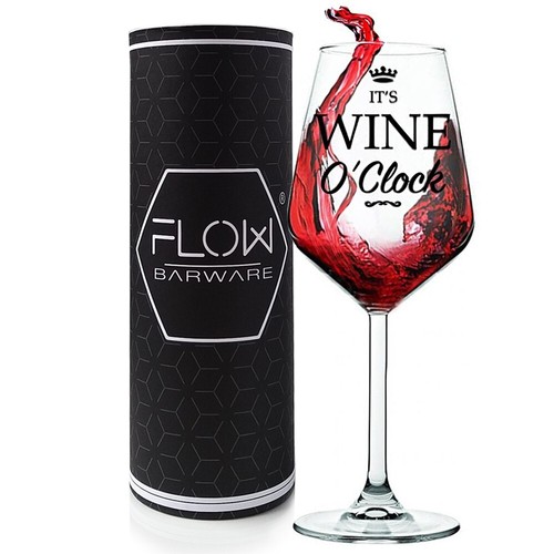 Wine clock divertente - it's, o'clock