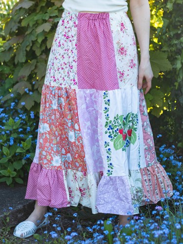 Maxi gonna lunga - , patchwork