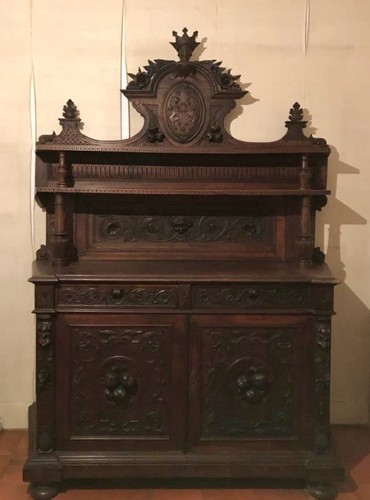 Credenza noce stile - -,