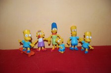 LOTTO PUPAZZI SIMPSON CARTONI ANIMATI RETROACTION FIGURE VARIE MISURE CM 10 , 15