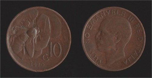 Centesimi 1920 ape - 10,