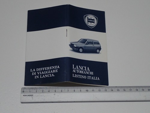 Lancia autobianchi listino - autobianchi,