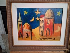 Gustavo Boldrini, olio su