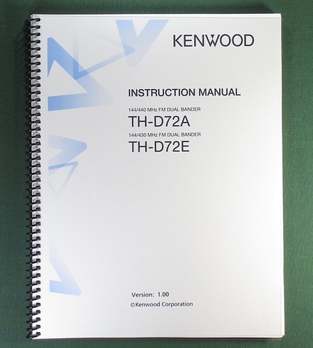 Kenwood d72a manuale di - kenwood,
