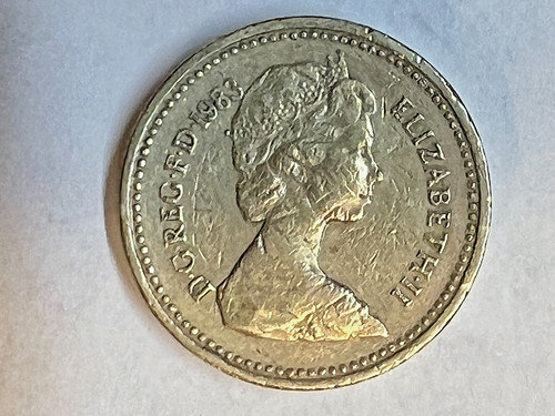 1983 one british pound - one,