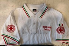 Polo Croce Rossa Italiana Bianca Manica Corta. Taglia XL
