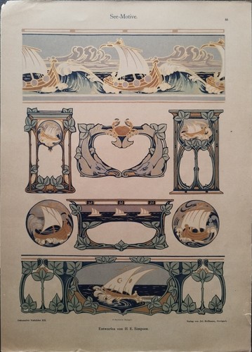 Antica stampa colori 1900 - stampa,