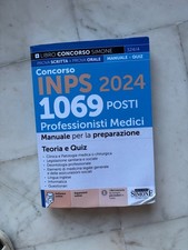 Libro Simone concorso INPS medico.  Buone condizioni. 2024