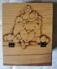 PORTAGIOIE in LEGNO decorato a mano con SPECCHIO