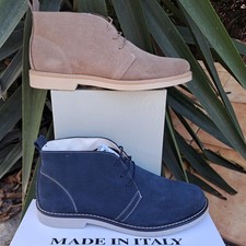 POLACCHINE SCARPE UOMO BEIGE O BLU  ITALY PELLE  39  40 41 42 43 44 45