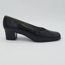 Scarpe donna Confort Tg 41 Decollete Nero Pelle 53LC