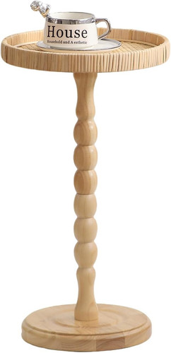 Tavolino rotondo rattan - tavolino,