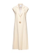 ERIKA CAVALLINI Soprabito Capospalla Giacca Gilet con Plisse Posteriore tg.40-42