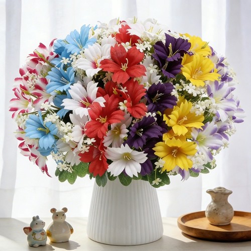 Set fiori seta artificiali - set,