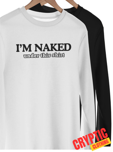Shirt naked under this - t-shirt, i'm