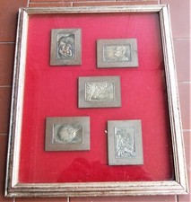 5 bassorilievi Senesi Acqua