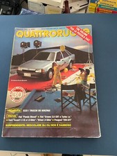 RIVISTA QUATTRORUOTE MAGGIO 1986 N 367 SERVIZI TRATTATI IN DESCRIZIONE