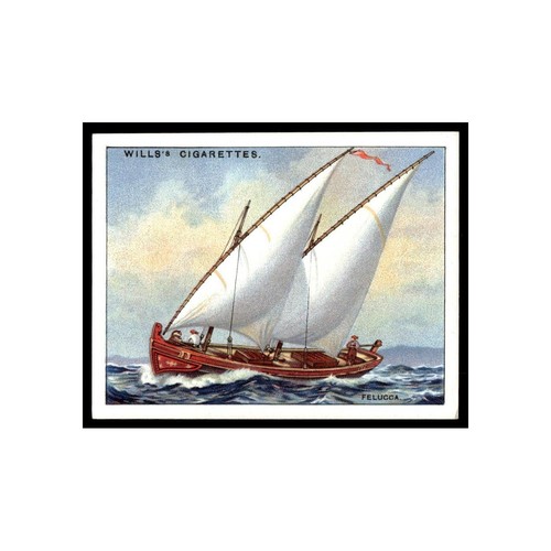 Felucca 1929 wills sigarette - felucca,