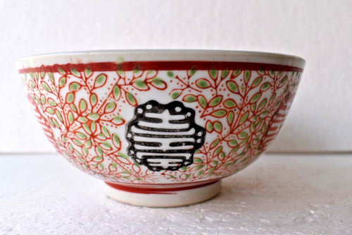 Vintage cinese riso ciotola - vintage,
