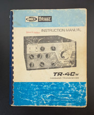 Drake TR-4Cw Ricetrasmettitore Banda Laterale Manuale Istruzioni ORIGINALE