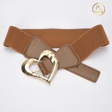 Women Genuine Leather Elastic