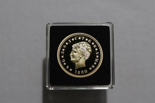 Medaglia usa oro placcato - medaglia, in