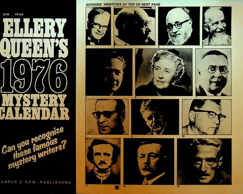 Calendario misterioso 1976