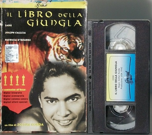 Libro della giungla vhs - libro,