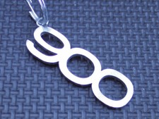 Portachiavi SAAB 900 TURBO AERO VIGGEN CONVERTIBLE B234R L 16V RED T Stemma Logo