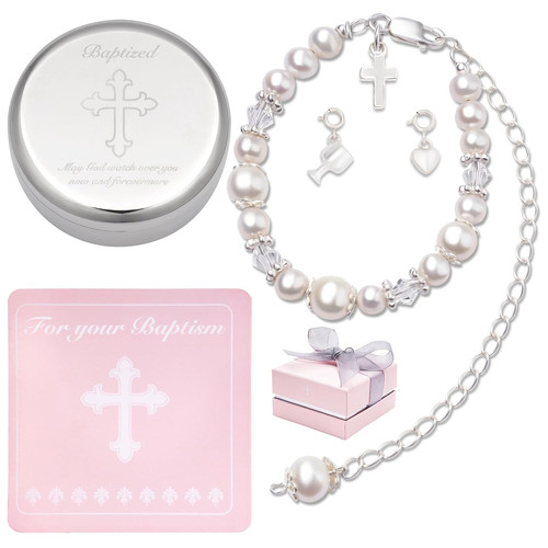 Bracciale battesimo argento - battesimo,