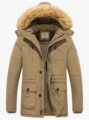 Wenven parka militare - wenven, uomo