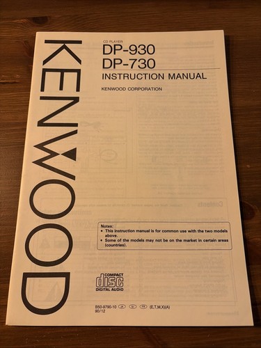 Kenwood 930 730 lettore - dp-930, dp-730