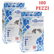 100 tappetini assorbenti - 100, per