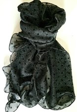 Sciarpa donna glitter con