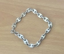 Bracciale Uomo Catena in Argento Sterling 800 Vintage-Made In Italy”Taglia Media